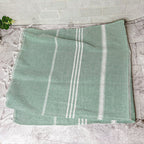 Turkish Hand Towel Oversized 100% Cotton Peshtemal Lightweight Absorbent BandsCo Straps