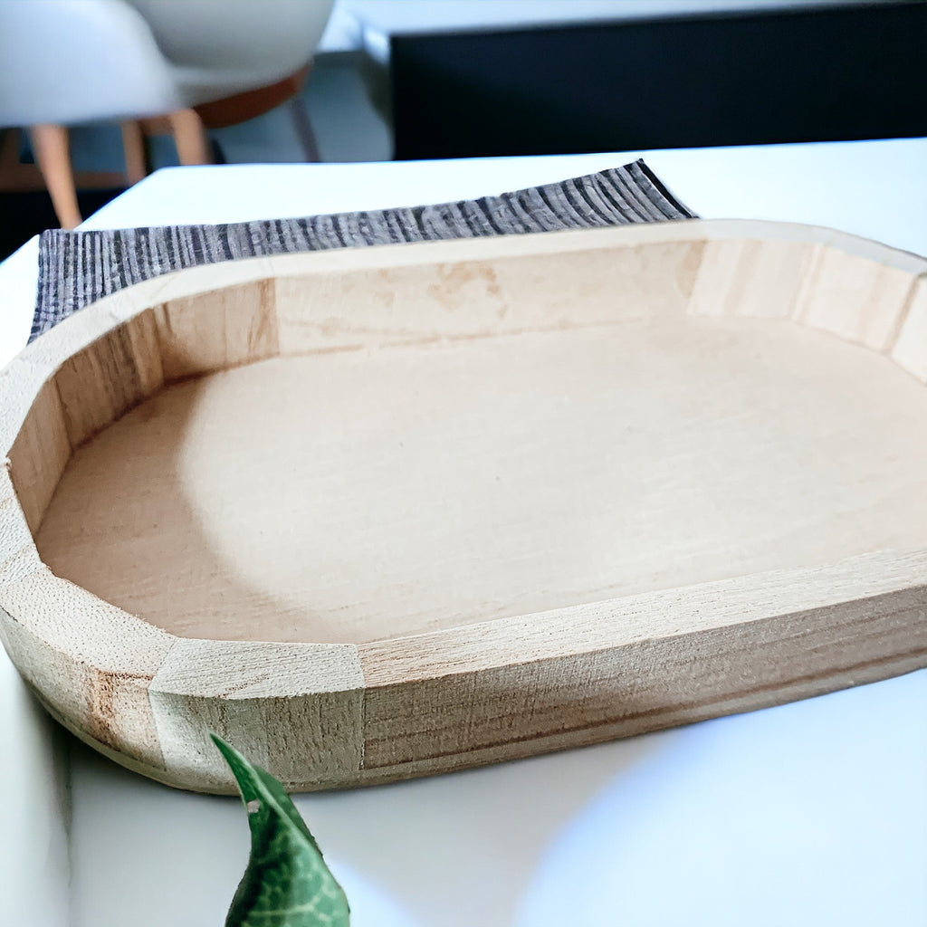 Handmade Rustic Wood Tray For Two 16oz Dispensers And Vanity Countertop Tray BandsCo Straps