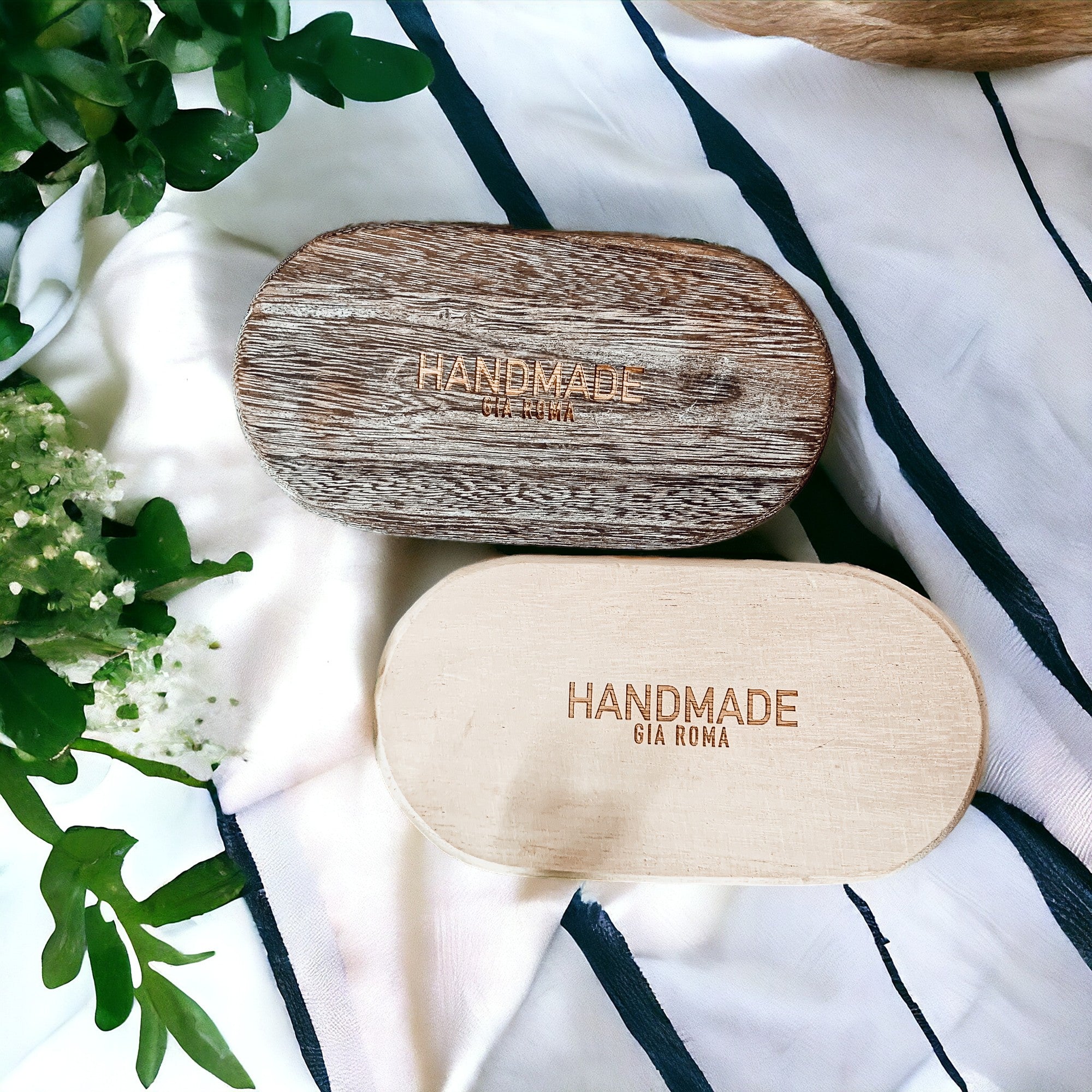 Handmade Rustic Wood Tray For Two 16oz Dispensers And Vanity Countertop Tray BandsCo Straps