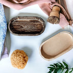 Handmade Rustic Wood Tray For Two 16oz Dispensers And Vanity Countertop Tray BandsCo Straps