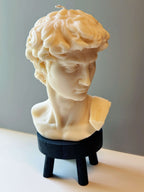 David Head Sculptural Candle – Large 11” Decorative Wax Bust Lootquake LLC