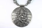 Ganesha Cosmos Handcrafted Spiritual Statement Necklace