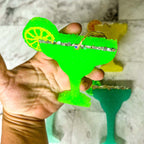 Margarita Car Air Freshener Scented Lime Cocktail Design Summer Car Freshie For Auto BandsCo Straps