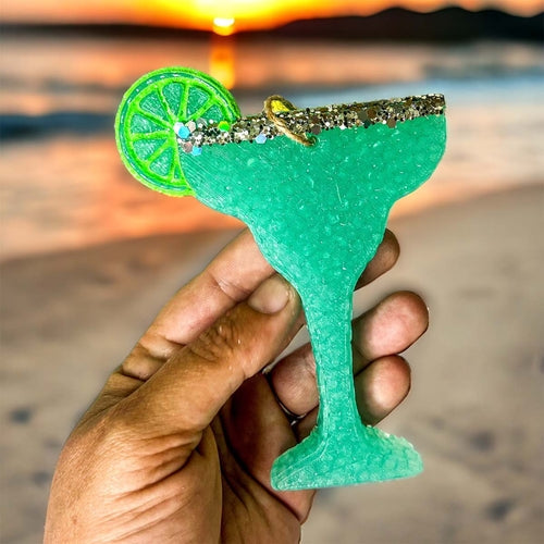 Margarita Car Air Freshener Scented Lime Cocktail Design Summer Car Freshie For Auto BandsCo Straps