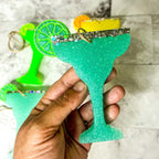 Margarita Car Air Freshener Scented Lime Cocktail Design Summer Car Freshie For Auto BandsCo Straps