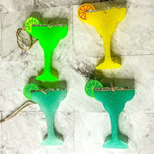 Margarita Car Air Freshener Scented Lime Cocktail Design Summer Car Freshie For Auto BandsCo Straps