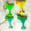 Margarita Car Air Freshener Scented Lime Cocktail Design Summer Car Freshie For Auto BandsCo Straps