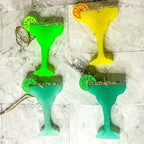 Margarita Car Air Freshener Scented Lime Cocktail Design Summer Car Freshie For Auto BandsCo Straps