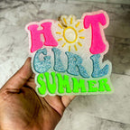 Hot Girl Summer Car Air Freshener Retro Sun Graphic Glitter Scented Hanging Car Accessory BandsCo Straps