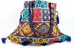 Handmade Cotton Patchwork Festival Jhola Tote Bag Tassel