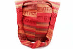 Hare Krishna Jhola Sling Bag 14 Inch Cotton Zip Pocket BandsCo Straps