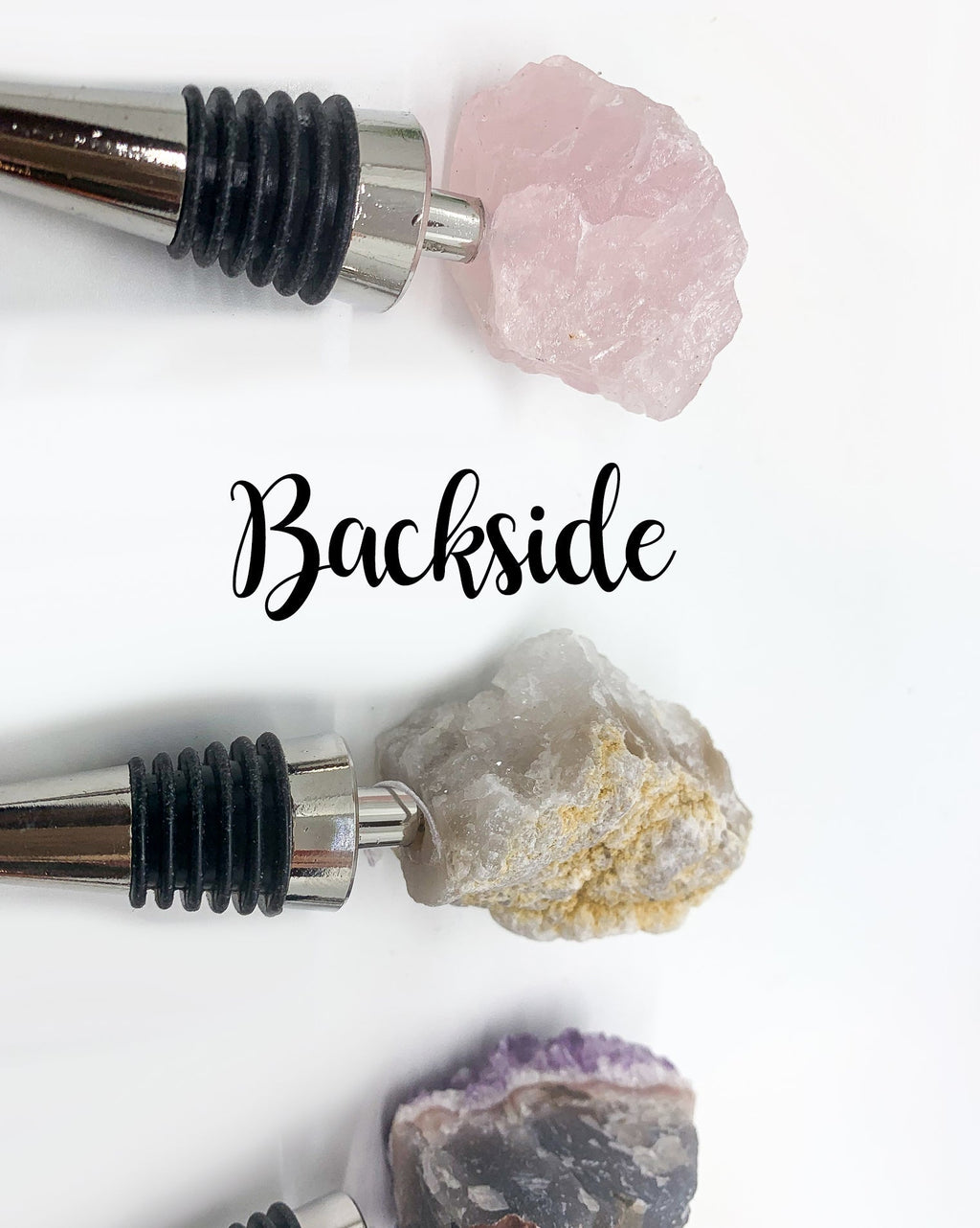Natural Stone Wine Bottle Stoppers Set Decorative Bougie Bottle Stopper Gifts For Wine Lovers BandsCo Straps