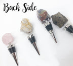 Natural Stone Wine Bottle Stoppers Set Decorative Bougie Bottle Stopper Gifts For Wine Lovers BandsCo Straps