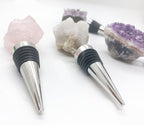Natural Stone Wine Bottle Stoppers Set Decorative Bougie Bottle Stopper Gifts For Wine Lovers BandsCo Straps