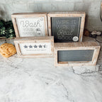 Funny Double Sided Bathroom Sign Guest Restroom Humor Decor Gift For Remodel Homes BandsCo Straps