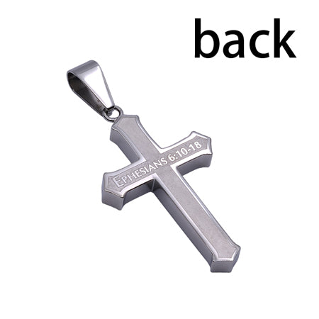 Inlay Cross Necklace KingdomWear
