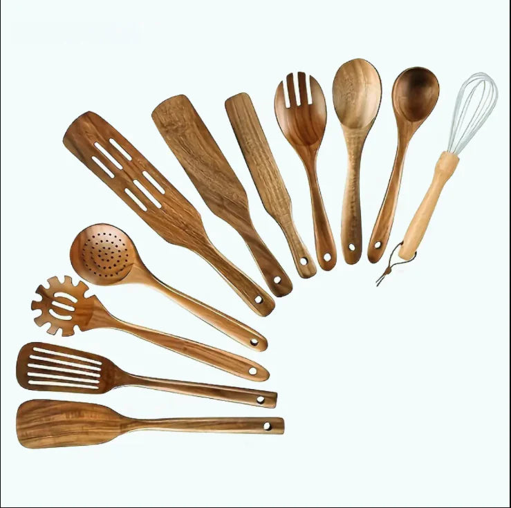 Culinary Essentials Wooden Spatulas Pi-Mart