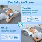 Memory Pillow Sleep Cervical Support Pi-Mart