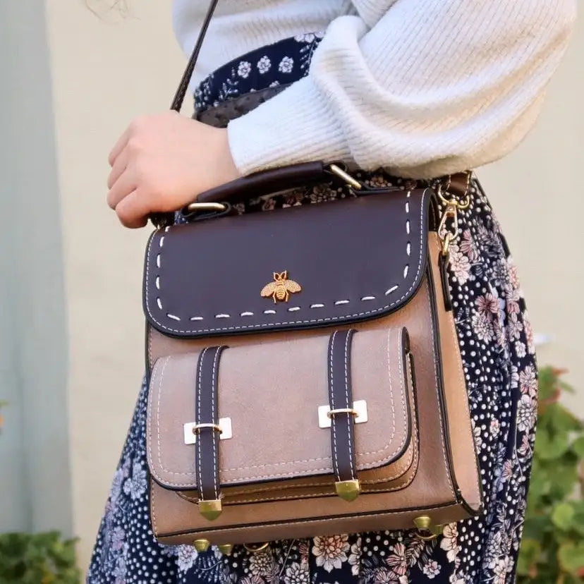 Bumblebee Leather Backpack Pi-Mart