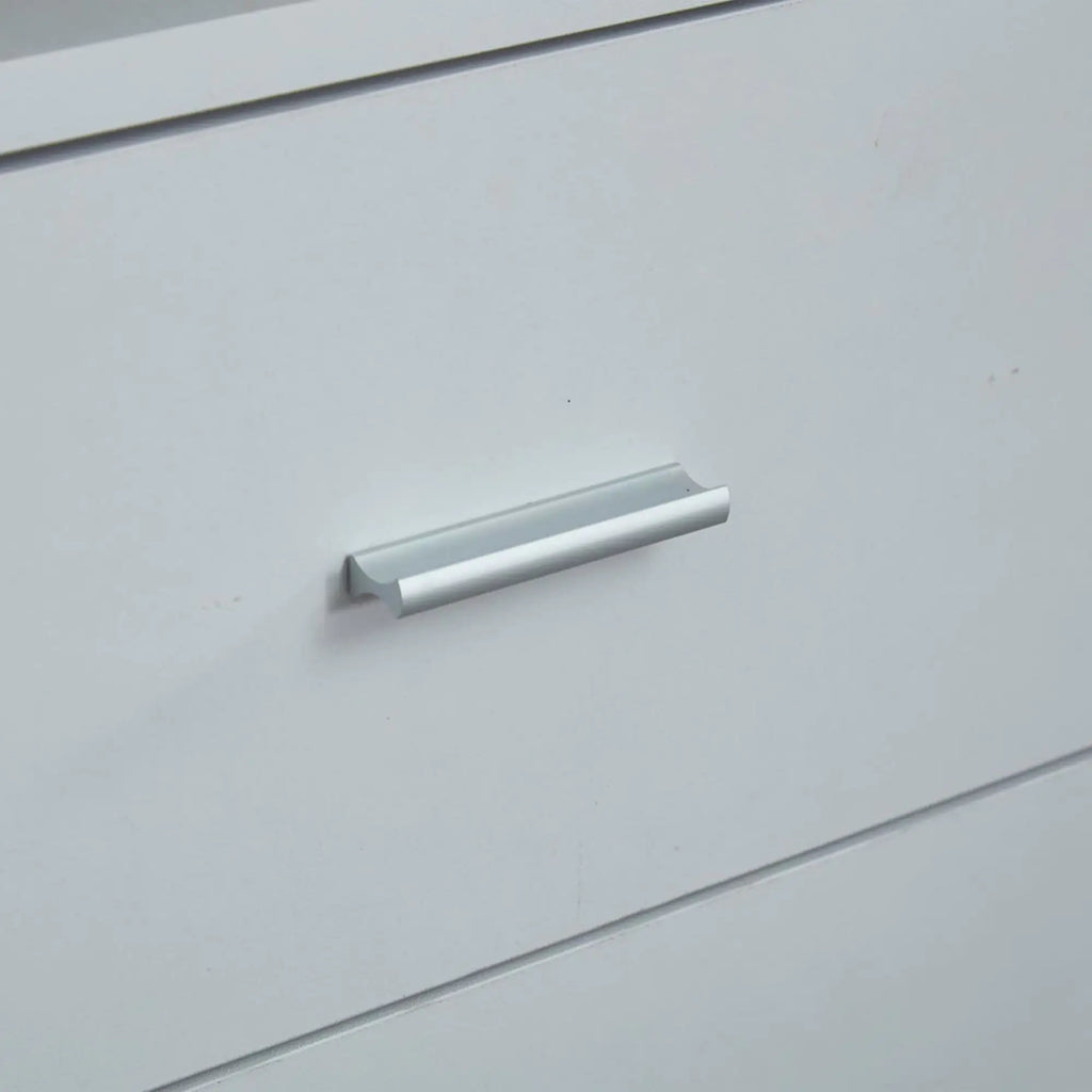 305 GreyCloset System: Walk-in Closet Organizer System with 4 Drawers Closet Kit with Shelves Hanging Rod Metal Handles Built-in Storage Organization 31.5"W x 15.7"D x 70.8"H Pi-Mart