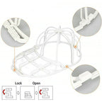 3 Pack Hat Washer Baseball Cap Cleaner Machine Washing Cage Holder Frame Net New Pi-Mart