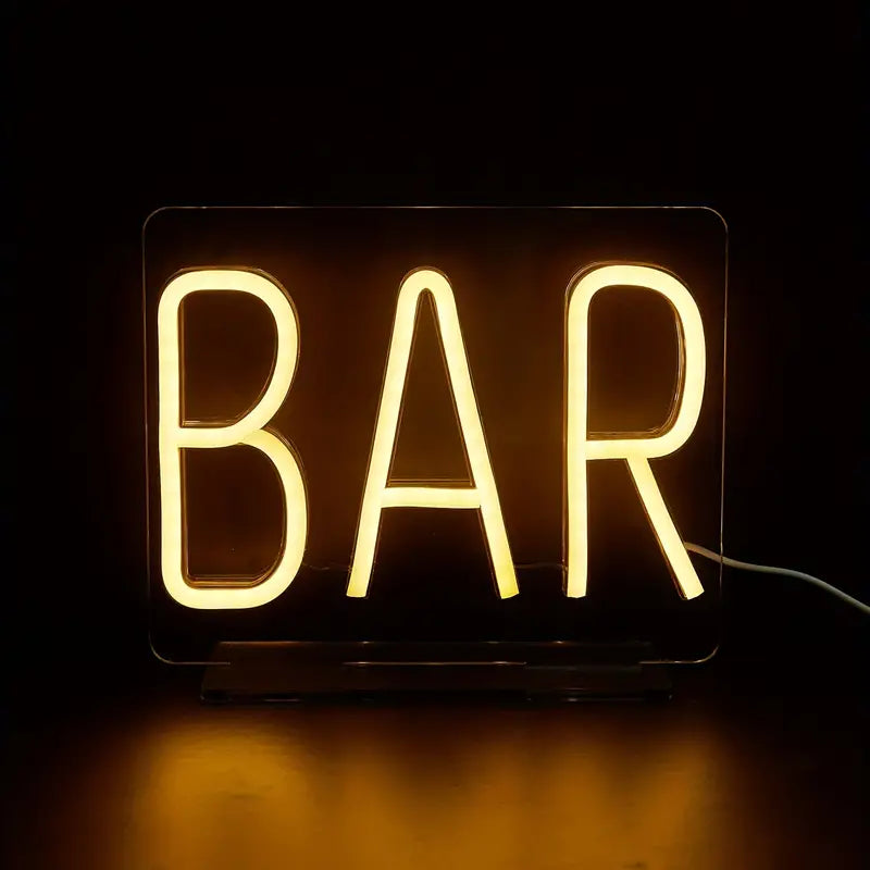 LED BAR Shaped Neon Sign with USB Power Supply Lootquake LLC