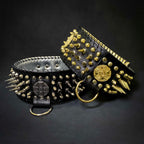 ''Imperium'' hand stitched 8 cm wide show collar - SJB-DIAMOND ELITES