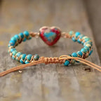 Imperial Jasper Macrame Bracelet