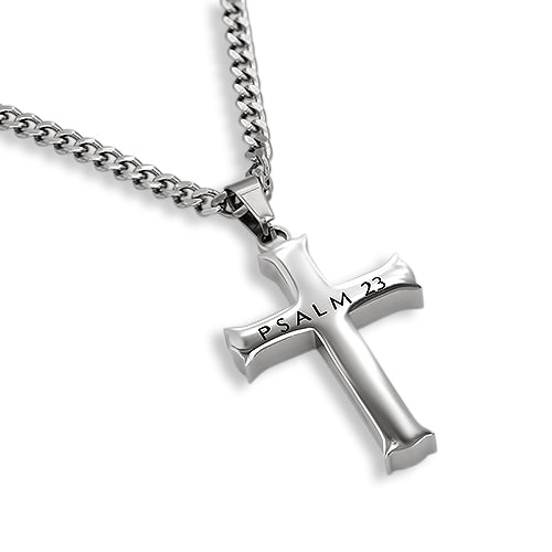 New Life Iron Cross Necklace KingdomWear