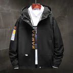 Men's Hooded Jacket - Trendy Hong Kong Style