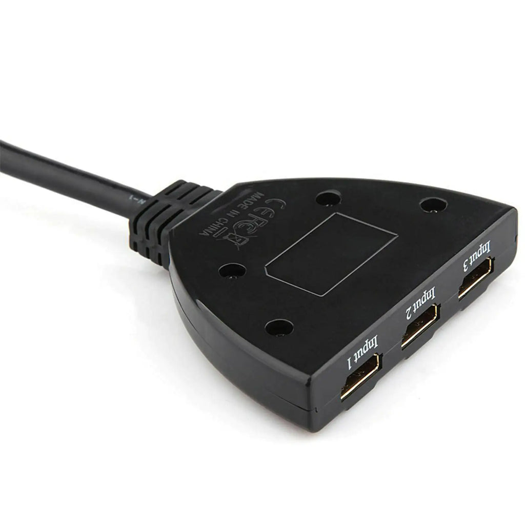 3 Port HDMI Splitter Cable 1080/4K Switch Switcher HUB Adapter for HDTV PS4 Xbox Pi-Mart
