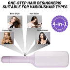 4-in-1 Self-Cleaning Hair Brush