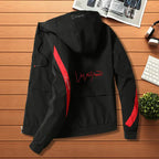 Men's Color Block Hooded Jacket Pi-Mart