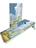 Jesus on Dinosaur USA Cornhole Boards - SJB-DIAMOND ELITES