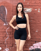 Jolie High-Waisted Athletic Shorts with Hip Pockets - SJB-DIAMOND ELITES