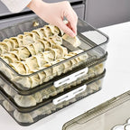 Transparent Dumpling Storage Box Pi-Mart