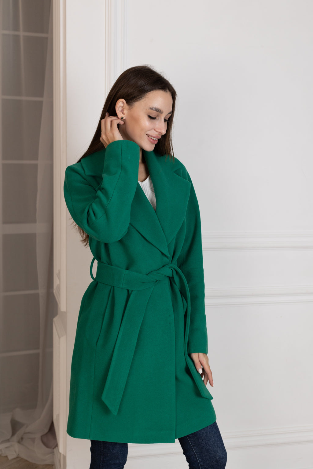 Amber Wool Cashmere Tailored Coat Alaska® Outerwear Company