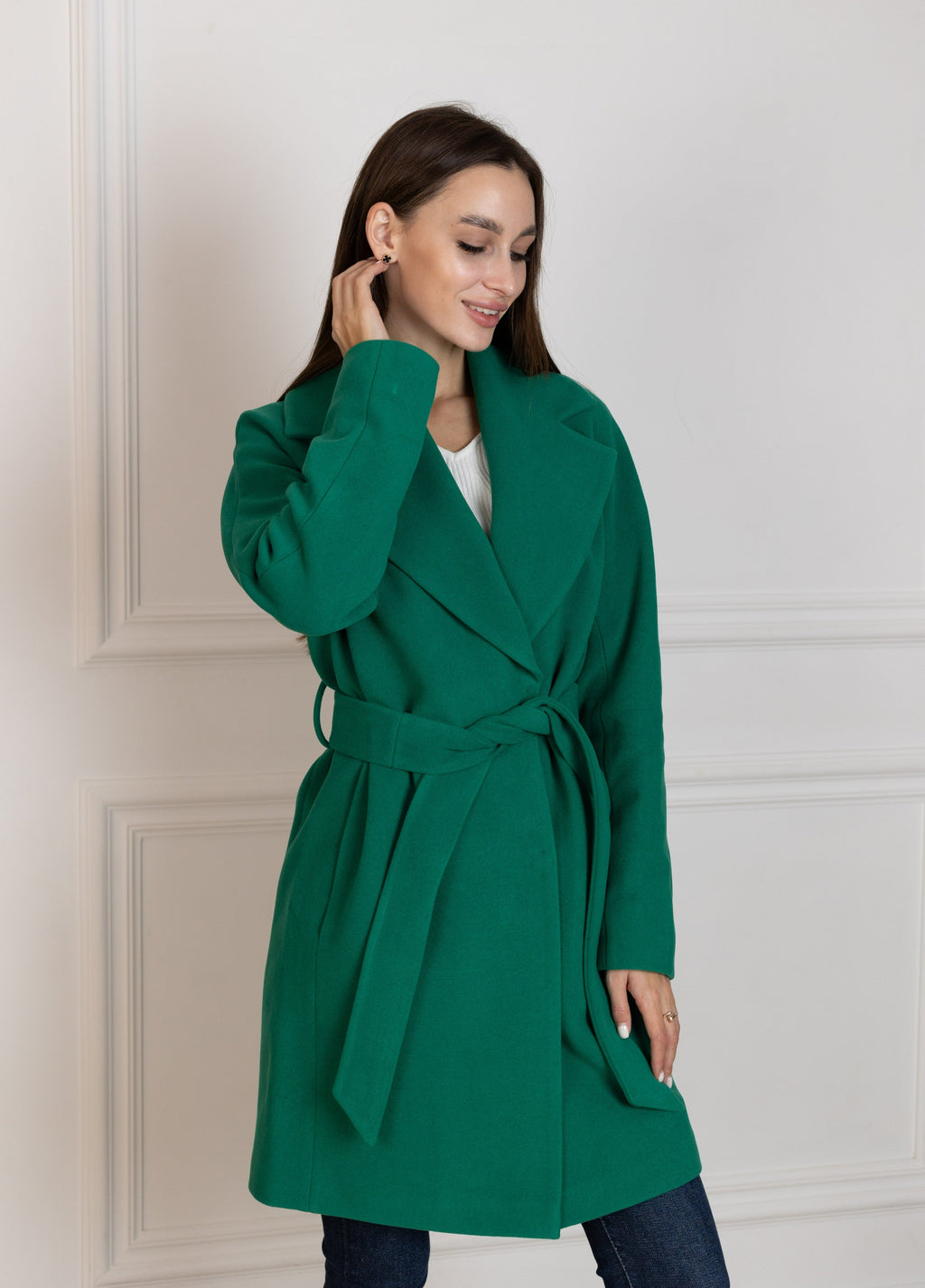 Amber Wool Cashmere Tailored Coat Alaska® Outerwear Company