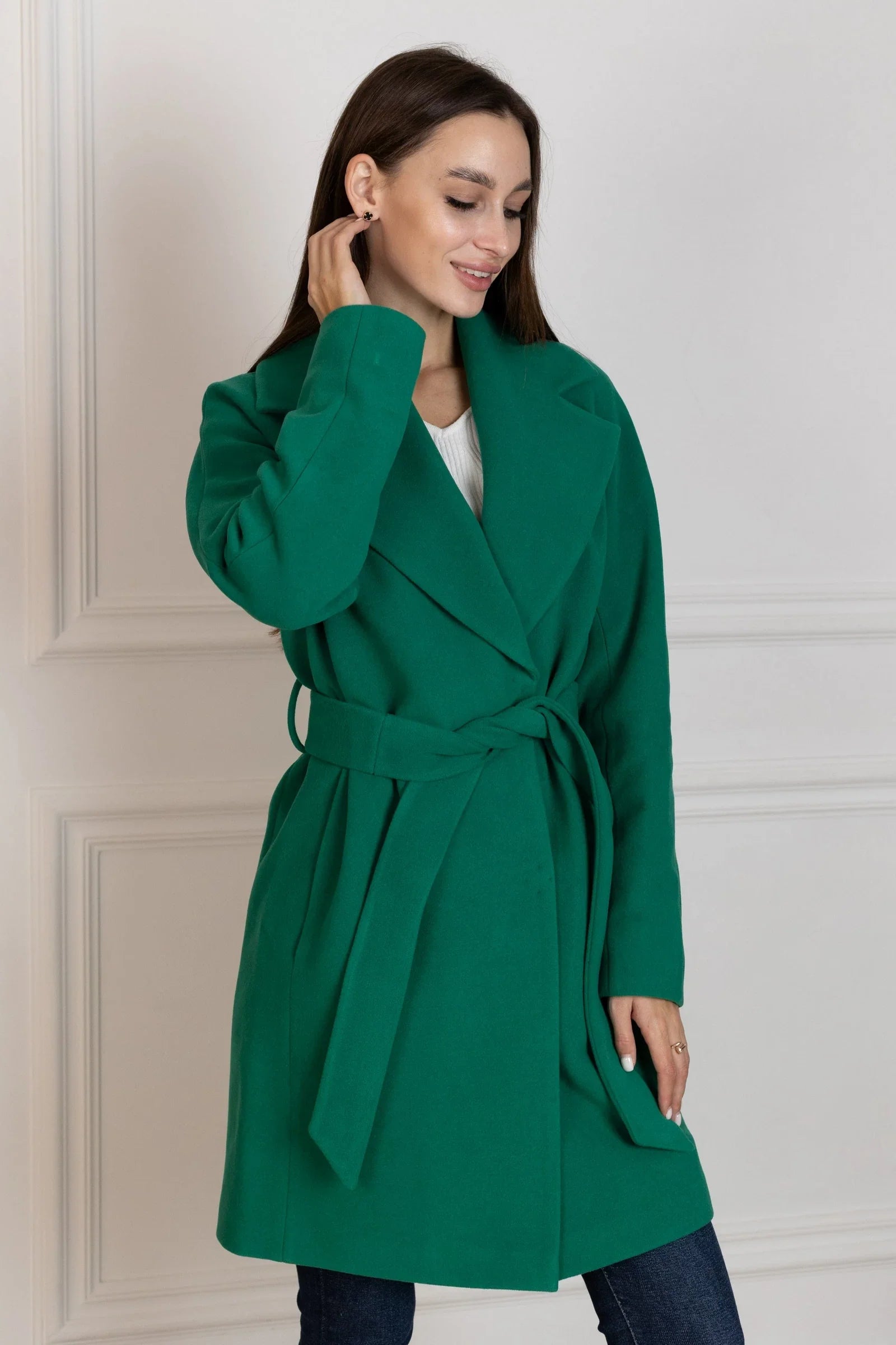 Amber Wool Cashmere Tailored Coat Alaska® Outerwear Company
