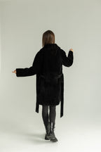 Genuine Shearling Merino Lamb Leather Coat by Punto Leather - SJB-DIAMOND ELITES