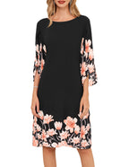 GRACE KARIN Elegant Women Dresses Summer 2024 Formal Dresses Black-Pink Flower 12 Lootquake LLC