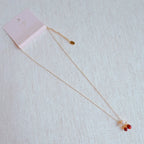 Jewel Cherry Pendant Necklace