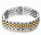 Men's Stainless Steel Presidential Jubilee Style Bracelet Jewelry And Perfumes