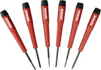 6 Piece Precision Screwdriver Tool Set Eyeglass Repair Computer Kit Magnetic Bit Pi-Mart