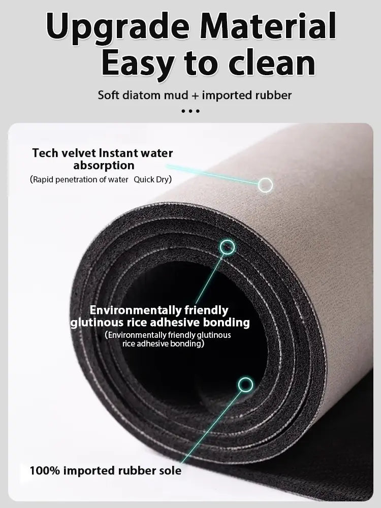 Luxury Coordinating Shower Mats-Polymers Pi-Mart