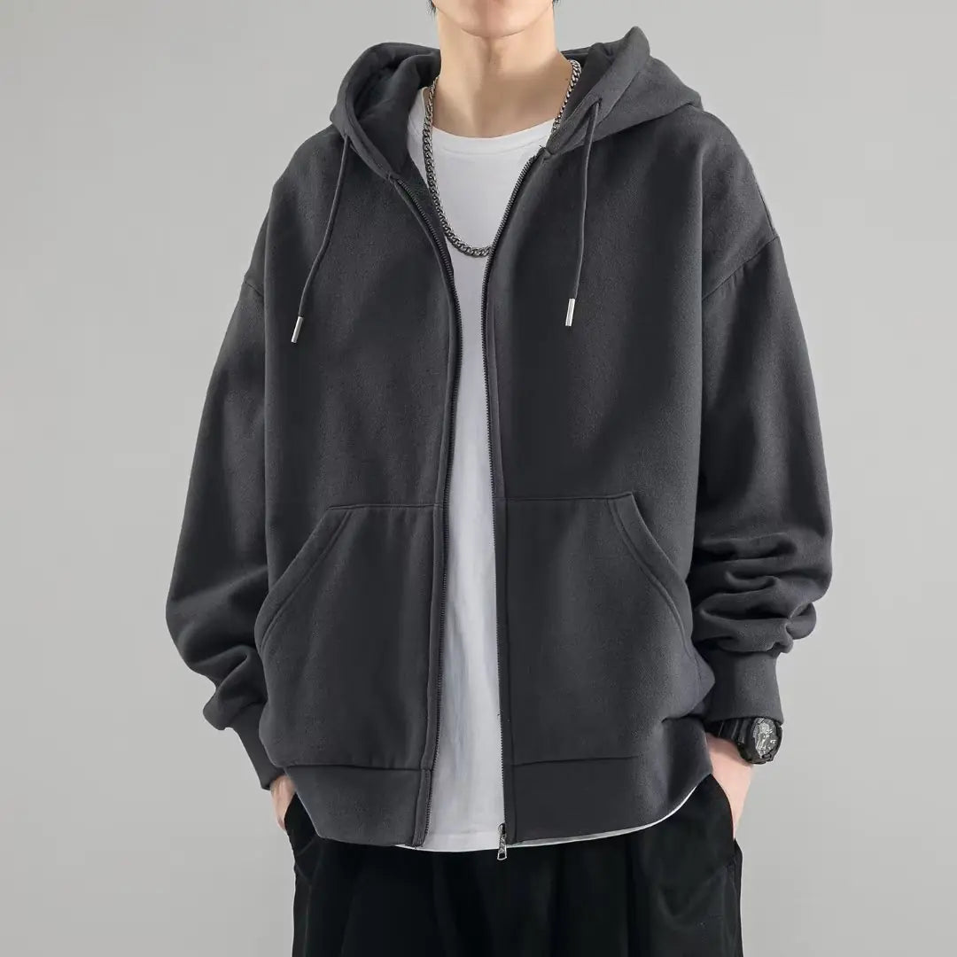 Men's Hooded Jacket Autumn 2023 Casual Cardigan Pi-Mart