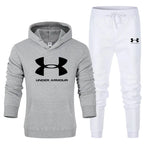 Men's Solid Color Thick Jacket Set for Spring and Autumn Pi-Mart