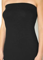 Women's Tube Top Bodycon Midi Dress