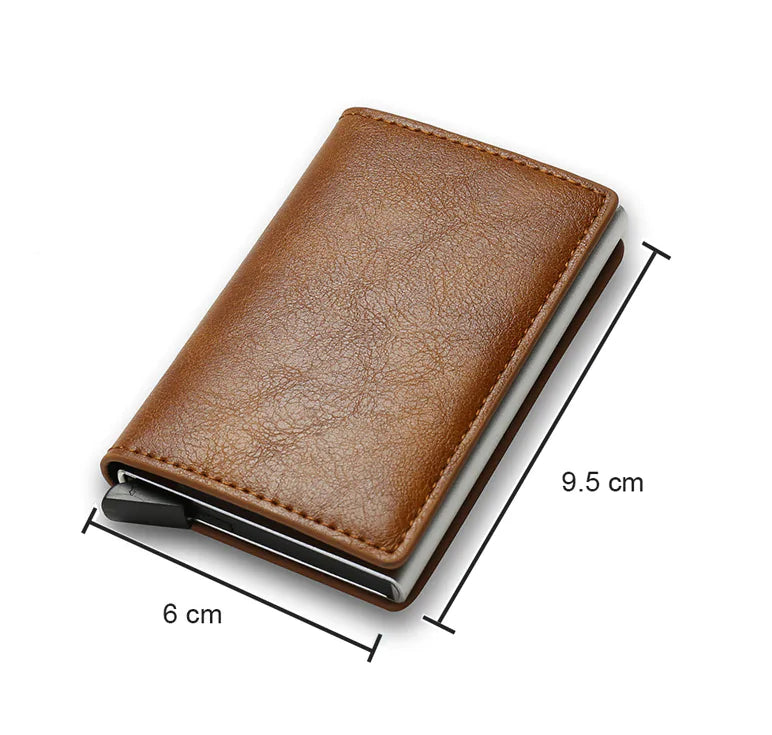 Airtag Money Bag Leather Pi-Mart