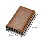 Airtag Money Bag Leather Pi-Mart